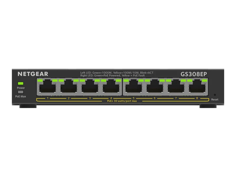 Switch de Red Netgear Business GS308EP Ethernet Switch