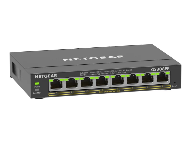 Switch de Red Netgear Business GS308EP Ethernet Switch