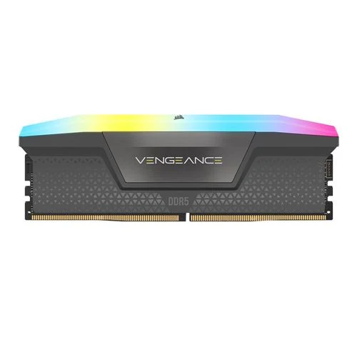 Memoria RAM Corsair Vengeance RGB 32GB (2x16GB) DDR5-6000 CL38 Gris