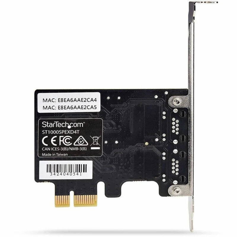 Tarjeta de Red StarTech.com StarTech 2-Port Gigabit PCIe Network Adapter Card