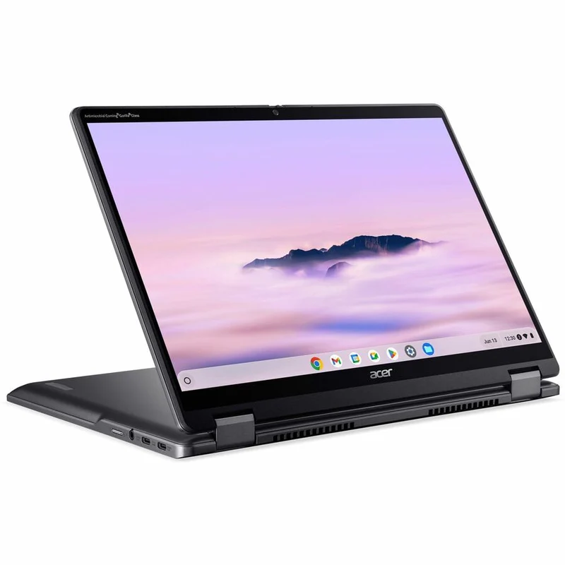 Laptop Acer Chromebook Plus Spin 514 CPE594-1N CPE594-1N-53F2 14" Touchscreen Convertible 2 in 1 Chromebook, Intel Core i5 120U 10 Núcleos, 16GB, 256 GB SSD, Táctil
