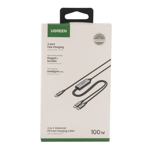Cable USB-C a Doble USB-C UGreen Carga Rapida 100W