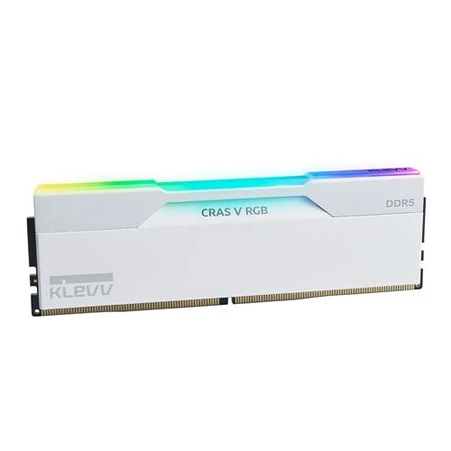 Memoria RAM KLEVV CRAS V RGB 32GB (2x16GB) DDR5-6000 CL30 Blanco