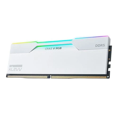 Memoria RAM KLEVV CRAS V RGB 32GB (2x16GB) DDR5-6000 CL30 Blanco