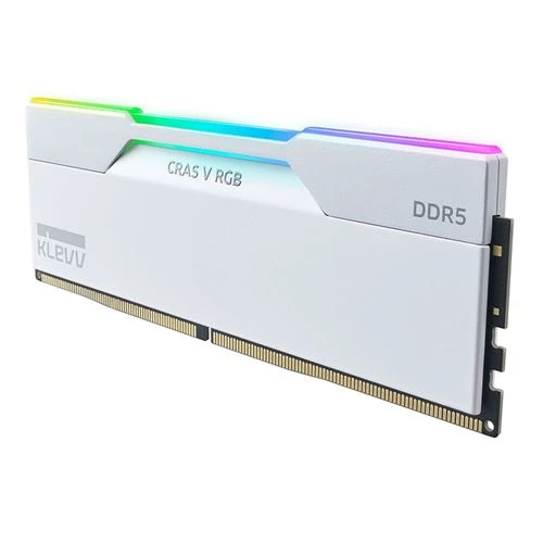 Memoria RAM KLEVV CRAS V RGB 32GB (2x16GB) DDR5-6000 CL30 Blanco