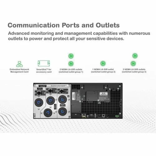 UPS APC Smart-UPS On-Line SRT6KRMXLT 6000VA/6000W - Online Doble Conversión