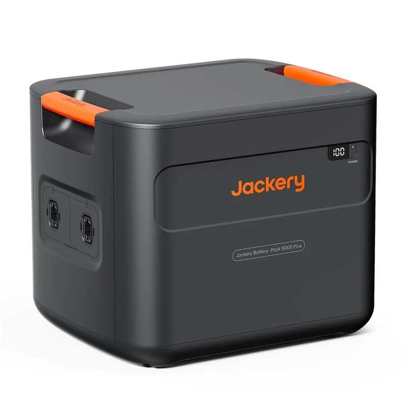 Estación de Energía Portátil Jackery 5000 Plus, 5040 Wh, 7200 W, Negro
