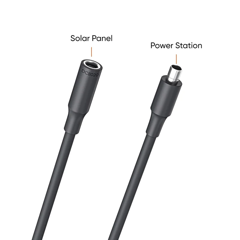 Cable Jackery DC de Extensión Plus para Panel Solar 32.8 feet, Negro