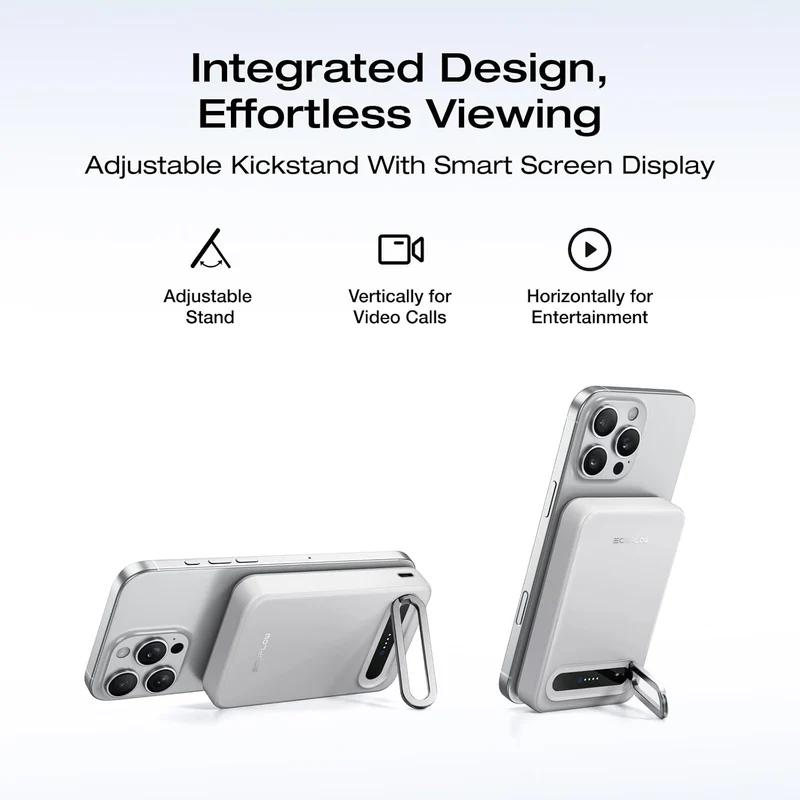 Power Bank EcoFlow RAPID, 10,000 mAh, Carga 15 W, Blanco