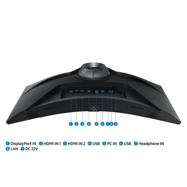 Monitor Samsung Gaming Odyssey G6 Curvo - 32" QHD 240Hz HDR600 FreeSync Premium Pro