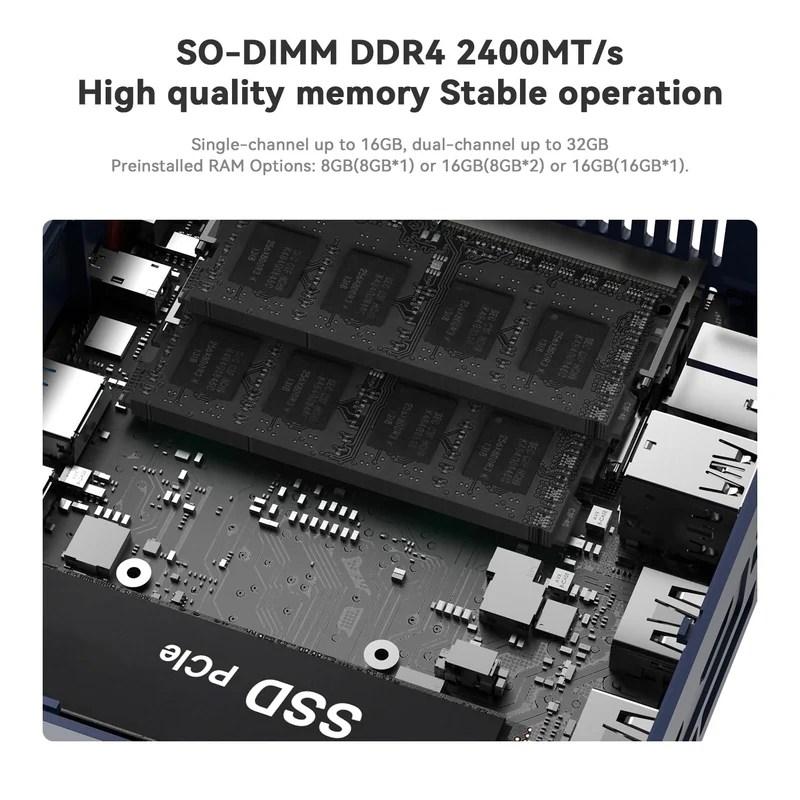 Mini PC Beelink SER3 16 GB RAM 500 GB SSD, con AMD Ryzen 3 3200U