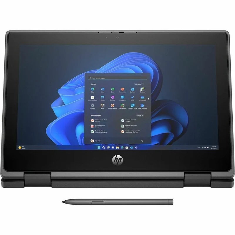 Laptop HP Fortis Flip G1i 11.6" Touchscreen Convertible 2 in 1, Intel N250 4 Núcleos, 16GB DDR5, 256 GB SSD, Táctil
