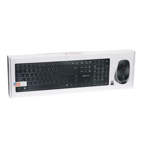Combo Teclado y Mouse Inalámbrico Cherry DW 9500 Slim Negro