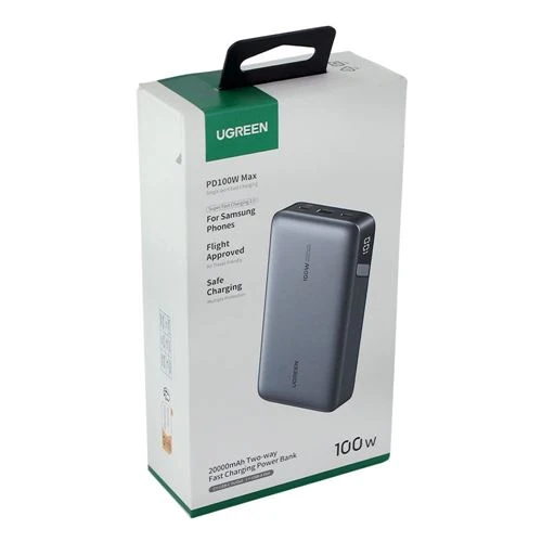 Power Bank UGreen Nexode 100W 20000mAh USB-C/USB-A Negro