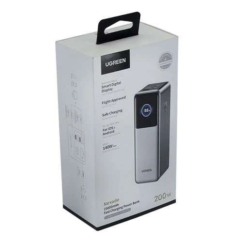 Power Bank UGreen 25000mAh 200W con Pantalla Digital