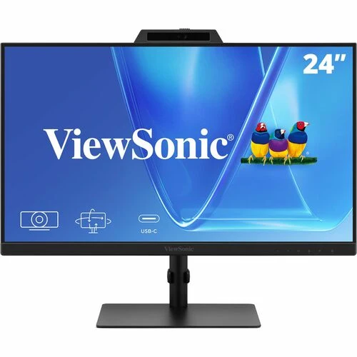 Monitor ViewSonic VG2441V 23.8" - Full HD 1920x1080 - Panel SuperClear IPS 120Hz con Cámara Web