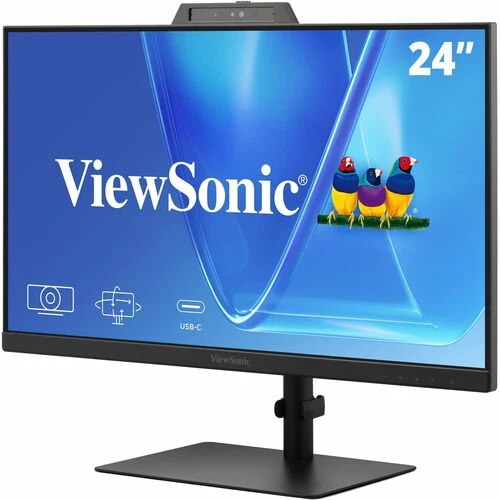 Monitor ViewSonic VG2441V 23.8" - Full HD 1920x1080 - Panel SuperClear IPS 120Hz con Cámara Web
