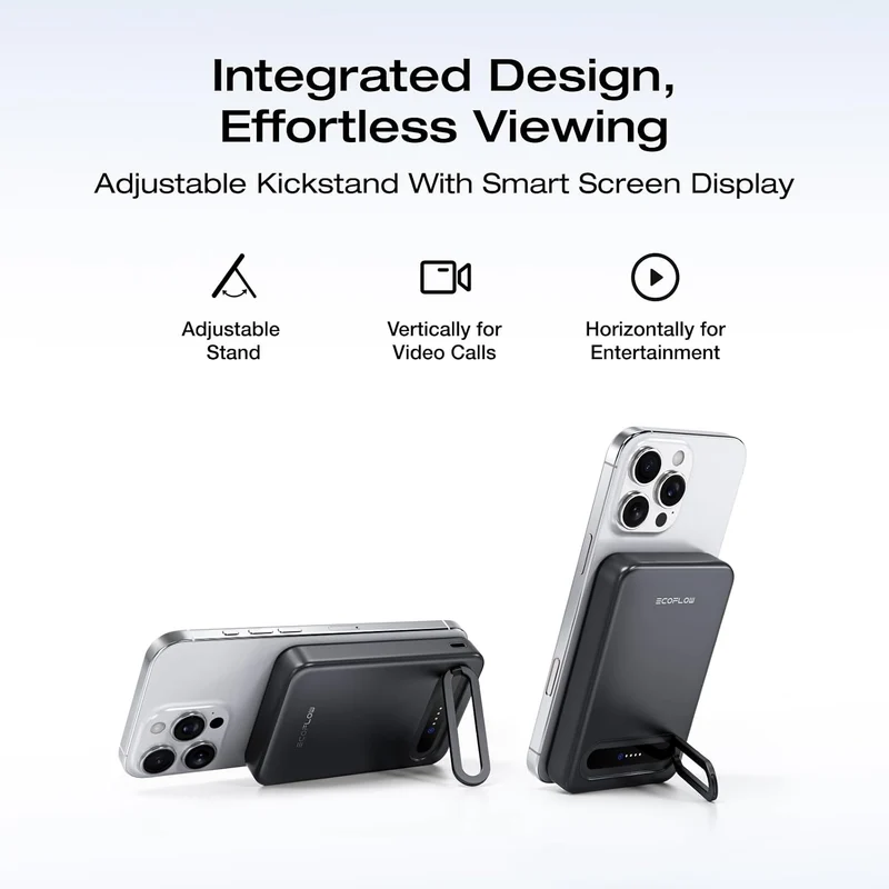 Power Bank EcoFlow RAPID, 10,000 mAh, Carga 15 W, Negro