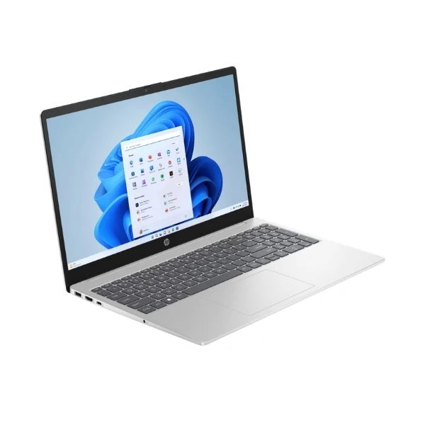 Laptop HP 15 AI - Intel Core Ultra 5 225U - 8GB DDR5 - 512GB SSD - Pantalla 15.6" FHD IPS - Windows 11 - Natural Silver - 15-fd2350la