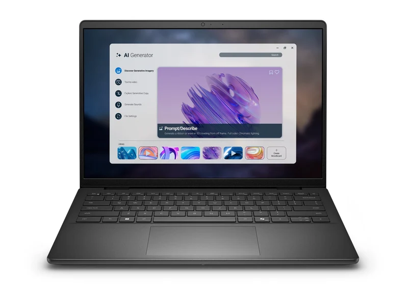 Laptop Dell Pro 14 Essential PV14255, AMD Ryzen 5 6 Núcleos, 8GB DDR5, 512 GB SSD, AMD Radeon 740M