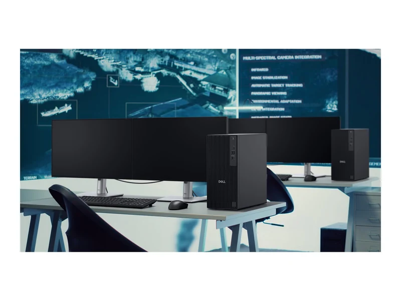 Computador de Escritorio Dell Pro Tower QCT1255, AMD Ryzen 7 Pro 8700G 8 Núcleos, 16GB DDR5, 512 GB SSD, AMD Radeon 780M
