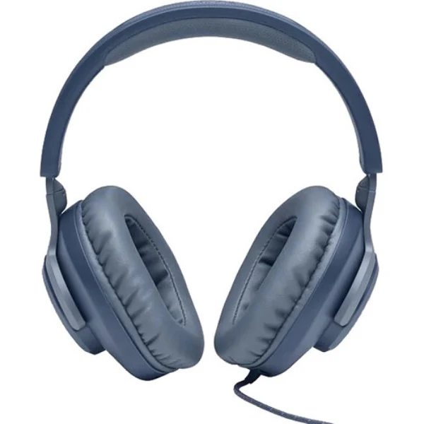 Audífonos Gaming JBL Quantum 100 - Cable 3.5mm - Micrófono Desmontable - 40mm - Azul - JBLQUANTUM100BLUAM