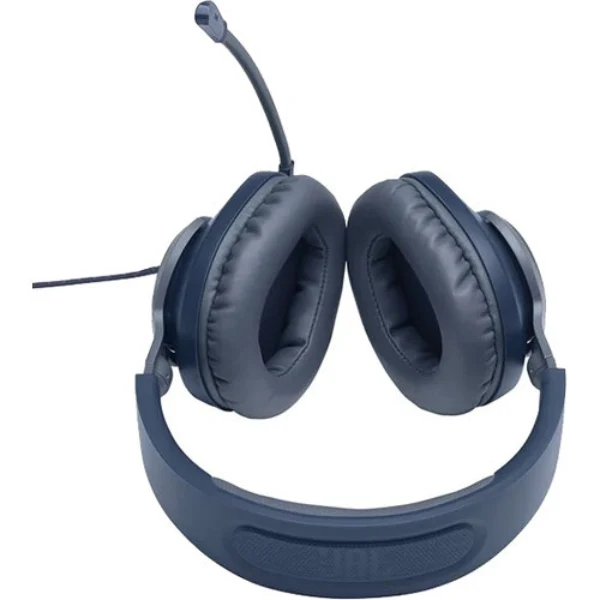 Audífonos Gaming JBL Quantum 100 - Cable 3.5mm - Micrófono Desmontable - 40mm - Azul - JBLQUANTUM100BLUAM
