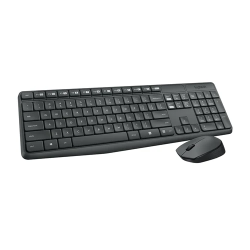 Combo Teclado y Mouse Inalámbrico Logitech MK235 Gris