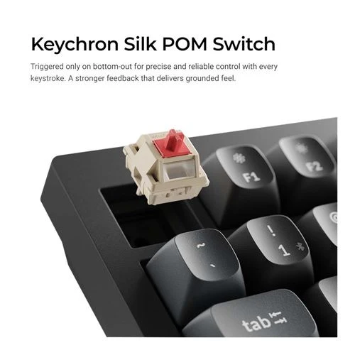 Teclado Mecánico Inalámbrico Keychron V1 Ultra 8K Hot-Swap Negro