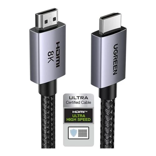Adaptador HDMI 2.1 UGreen 8K 60Hz 48Gbps Trenzado 3m Negro