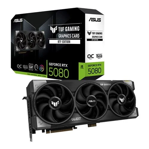 Tarjeta de Video ASUS RTX 5080 TUF BTF OC 16GB GDDR7