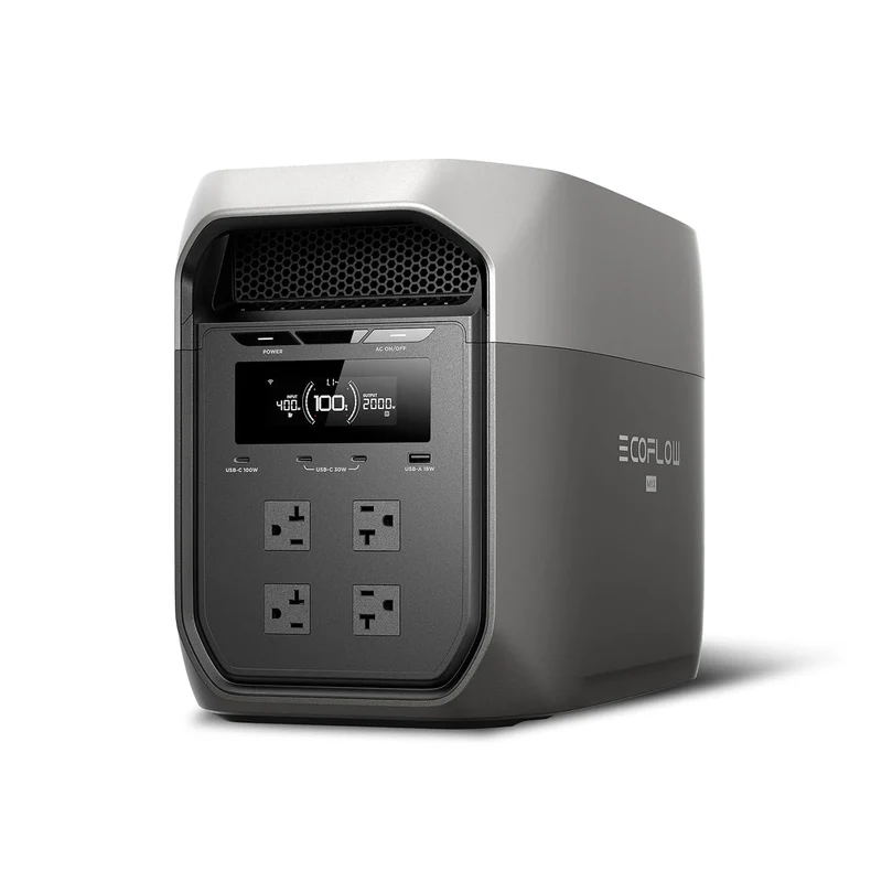 Estación de Energía Portátil EcoFlow DELTA 3 Max, 2048 Wh, 2400 W, Tecnología LiFePO4