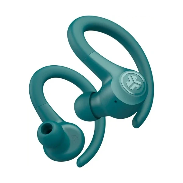 Audífonos JLab Go Air Sport True Wireless Bluetooth Deportivos IP55 con Ganchos para Oreja - Verde Azulado