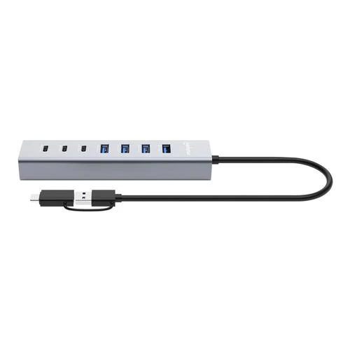 Hub USB Manhattan 7 Puertos USB 3.2 Gen 1 Type-C y Type-A