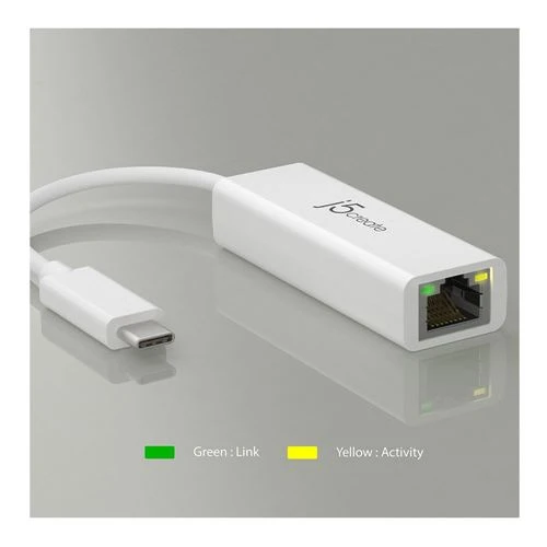 Adaptador USB-C a Ethernet Gigabit j5create JCE131W