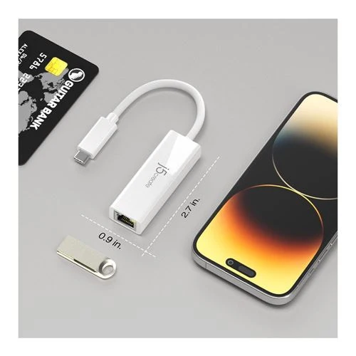Adaptador USB-C a Ethernet Gigabit j5create JCE131W