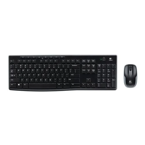 Combo Teclado y Mouse Inalámbrico Logitech MK270 Negro 2.4 GHz