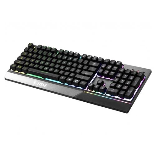 Teclado Gaming MSI Vigor GK30 Mecha-Membrane RGB Mystic Light 104 Teclas Negro