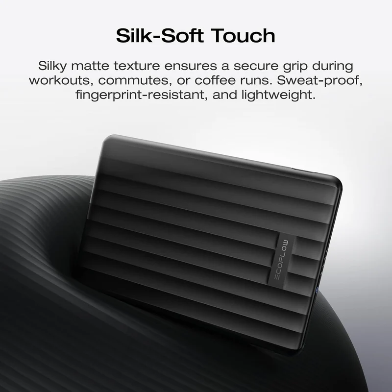 Power Bank EcoFlow RAPID, 5,000 mAh, Negro