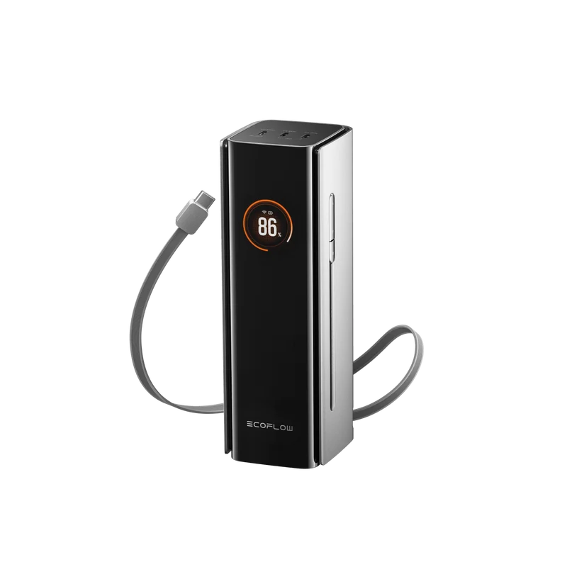 Power Bank EcoFlow RAPID Pro, Carga 300 W, Negro