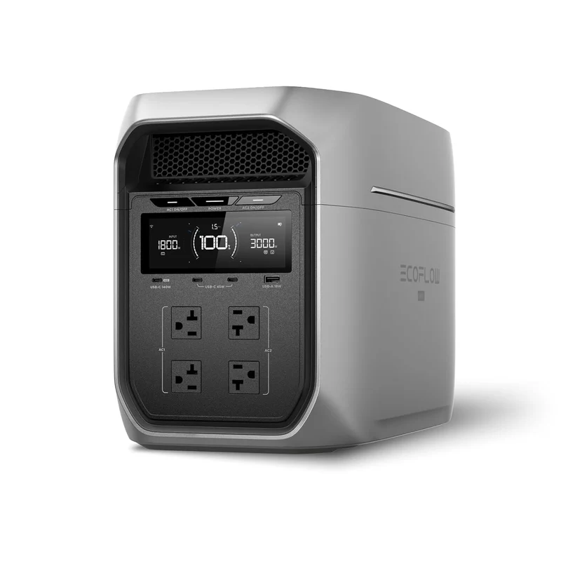Estación de Energía Portátil EcoFlow DELTA 3 Max Plus, 2048 Wh, 3000 W