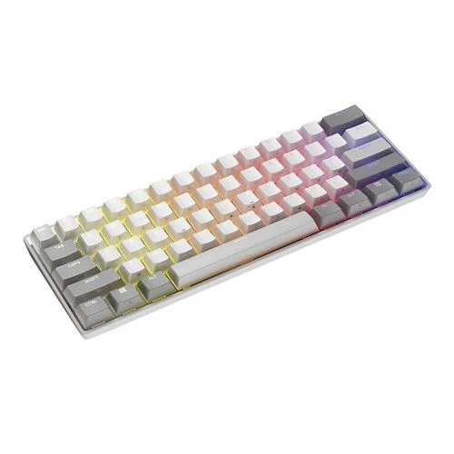 Teclado Gaming Magnético Hall Effect Corsair Clipper Pro Mini 60 Rapid Trigger IP57 Blanco