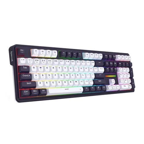 Teclado Gaming Mecánico Inalámbrico Redragon Antonium MCK745 Pro RGB 108 Teclas Morado