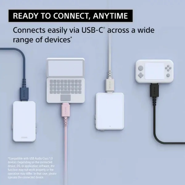 Audífonos Sony IER-EX15C In-Ear USB-C con Micrófono - Negro
