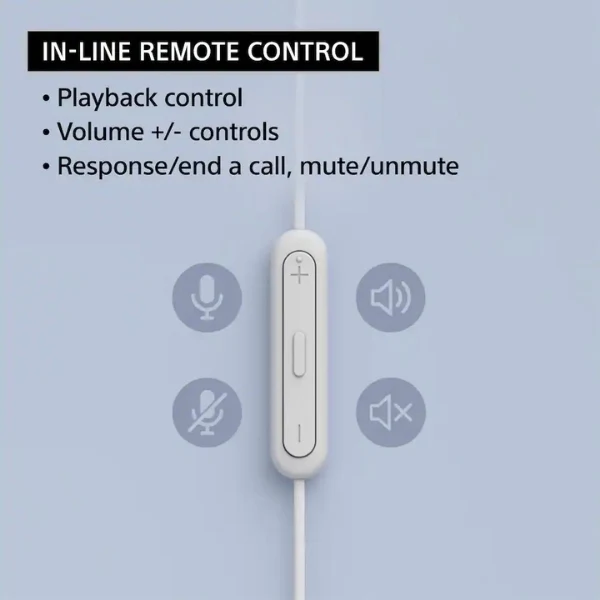 Audífonos Sony IER-EX15C In-Ear USB-C con Micrófono - Negro