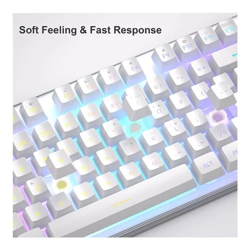 Combo Teclado y Mouse MageGee K1 Blanco