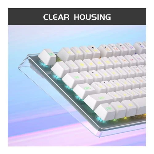 Combo Teclado y Mouse MageGee K1 Blanco