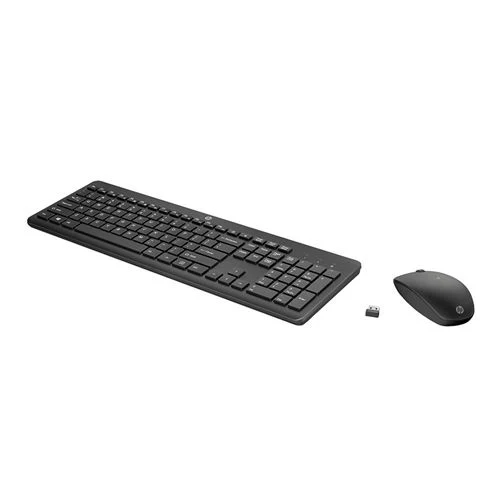 Combo Teclado y Mouse HP 230 Inalámbrico Silencioso Negro