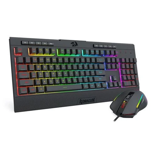 Combo Teclado y Mouse Redragon Cableado Anti-Ghosting Negro