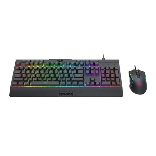 Combo Teclado y Mouse Redragon Cableado Anti-Ghosting Negro